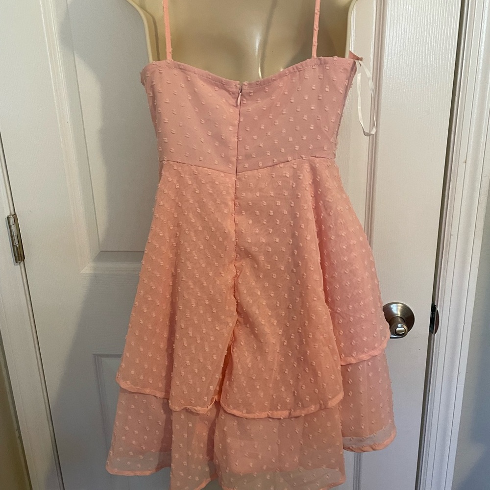 Elegant Pink Layered sundress - Picture 2 of 2